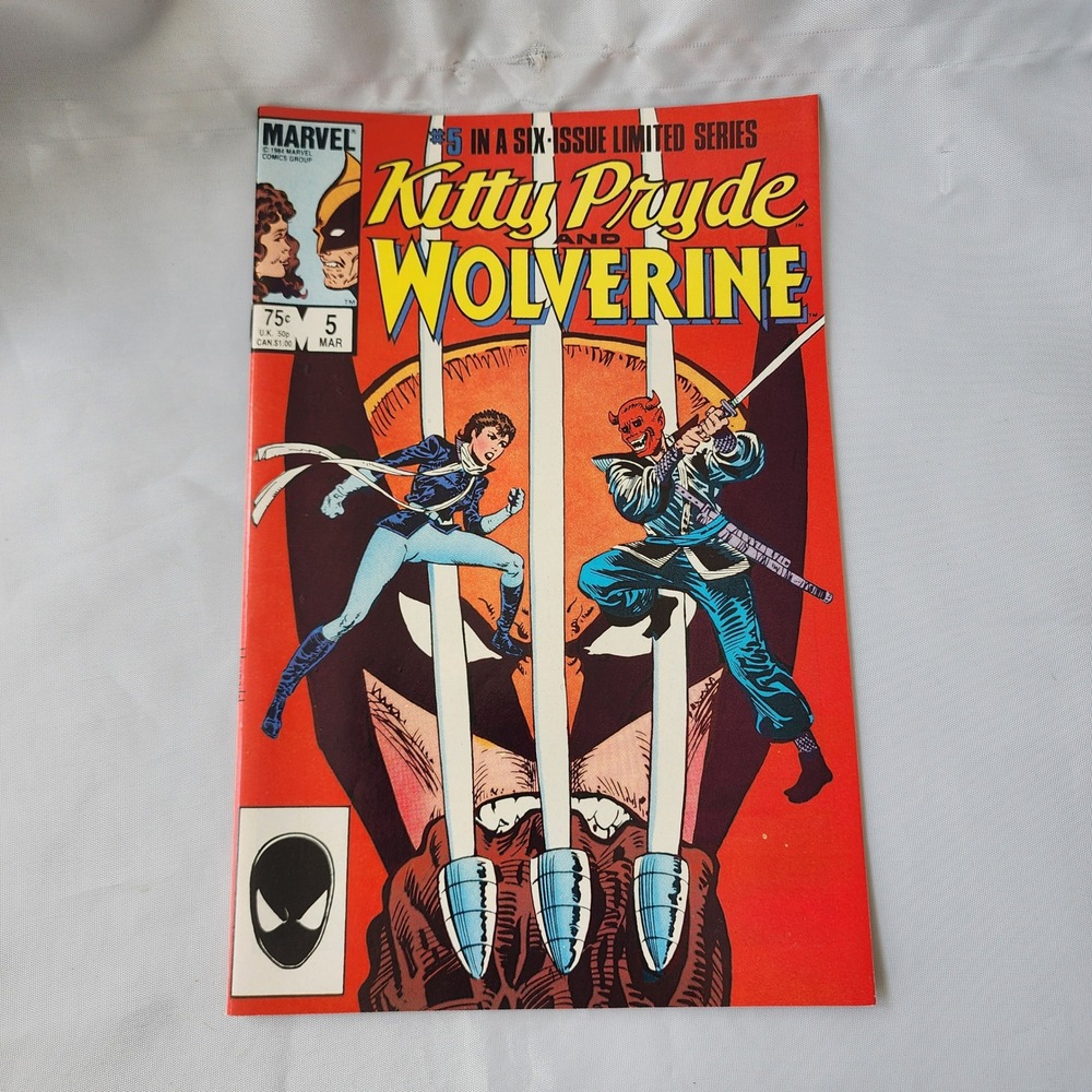 Kitty Pryde and Wolverine #5 Comic Book Marvel Comics Group 1984 FN BnB Iconic